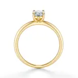 Pierścionek z owalnym diamentem 1.0 ct SBPZ_040